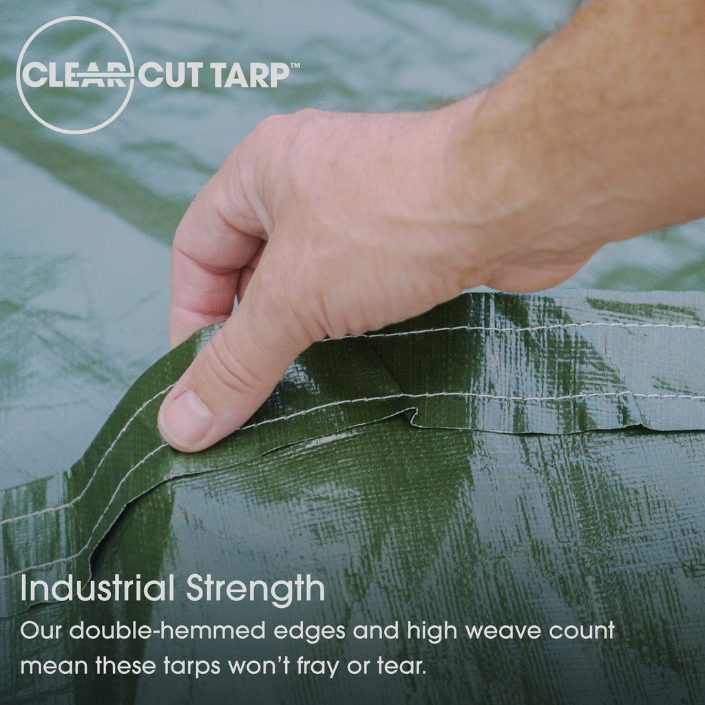 Clear-Cut Deluxe 10 Feet Landscape Tarp