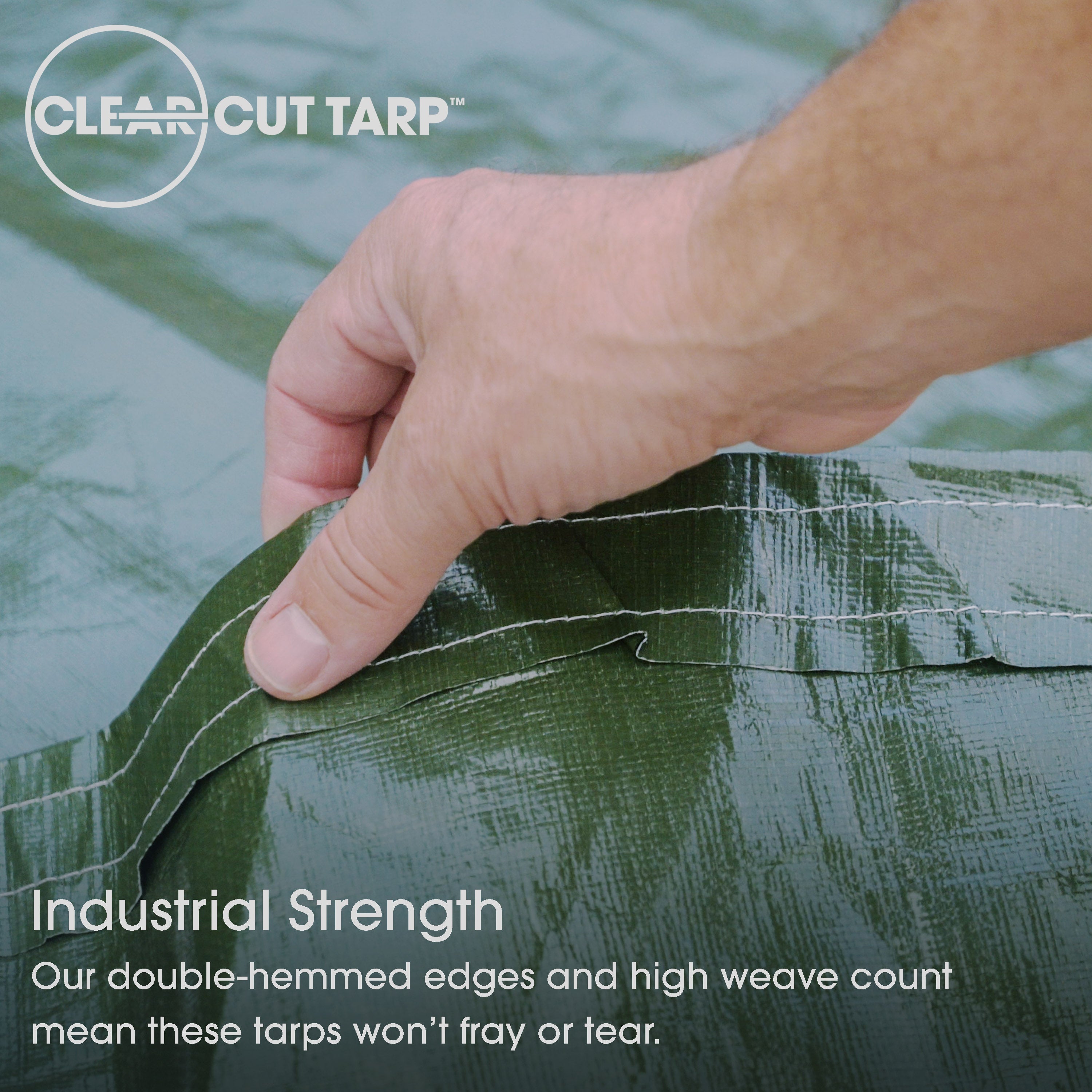 Clear-Cut Deluxe 10 Feet Landscape Tarp