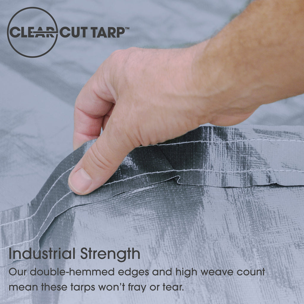Clear-Cut Premium 10 Feet Landscape Tarp
